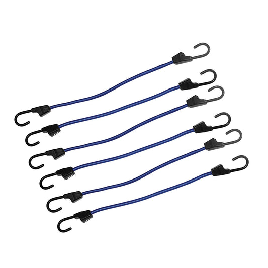 Silverline Bungee Cords 6pk 400mm