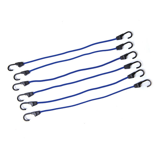 Silverline Bungee Cords 6pk 600mm