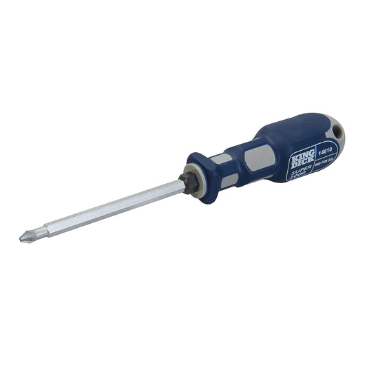 King Dick 1-for-6 Screwdriver 100mm PZ1, PZ2, PZ3 & PH1, PH2, PH3