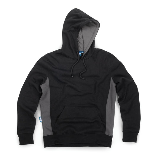 Tough Grit 2-Tone Hoodie Black / Charcoal XS