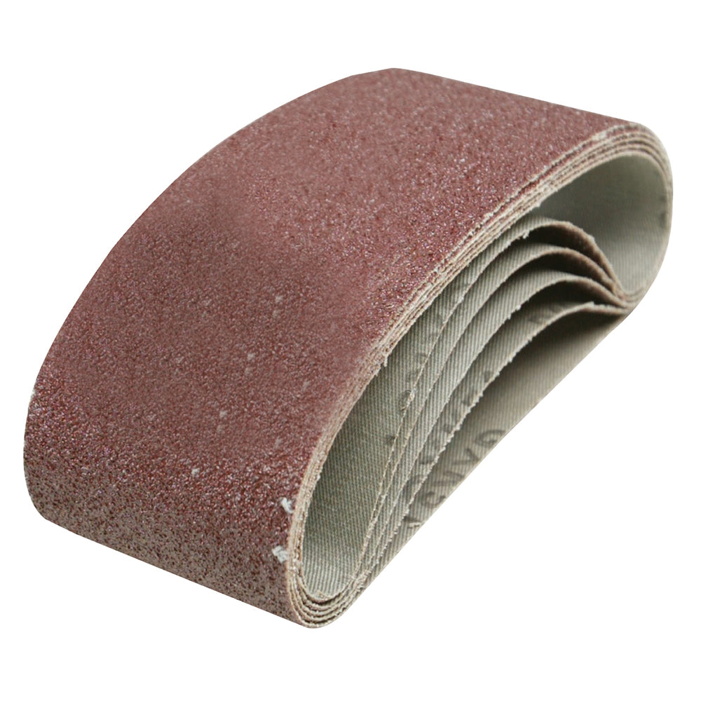 Silverline Sanding Belts 75 x 457mm 5pk 40 Grit