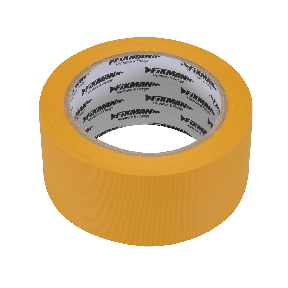 Fixman Builders Tape 50mm x 33m Yellow