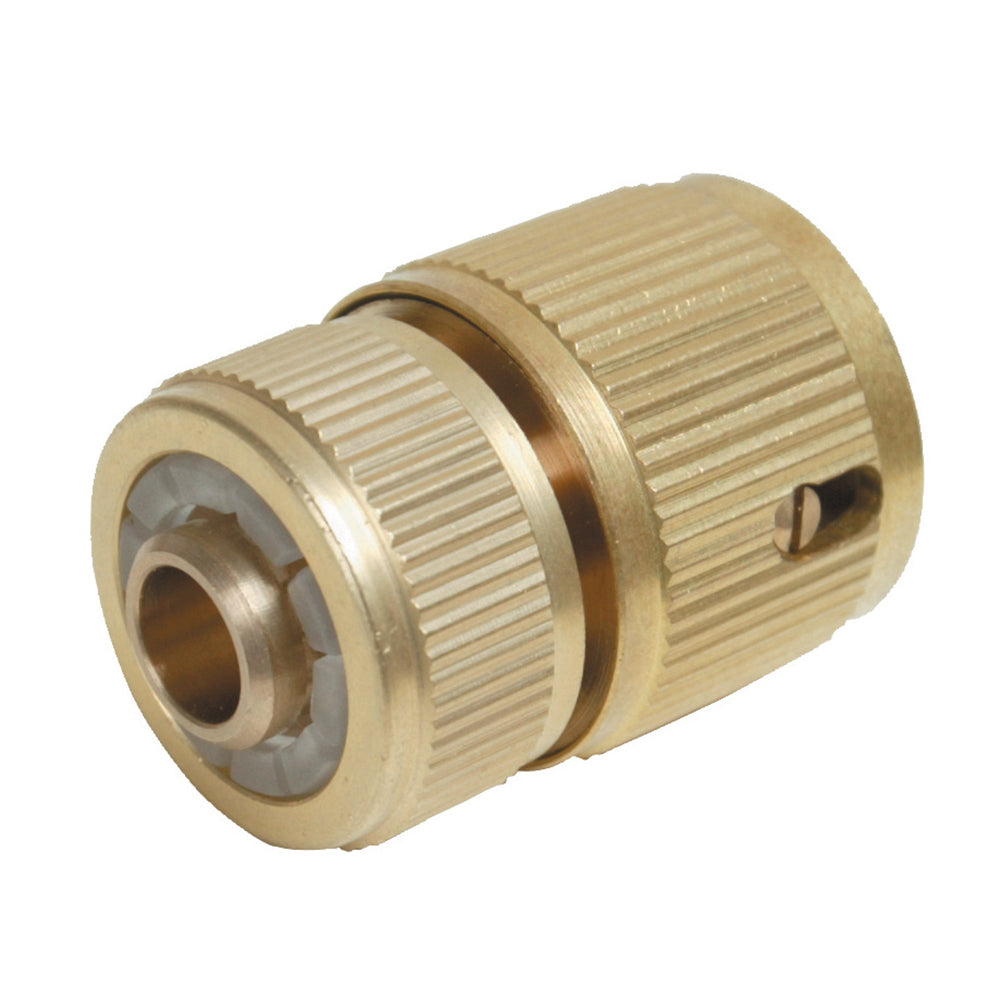 Silverline Quick Connector Auto Stop Brass 1/2" Female