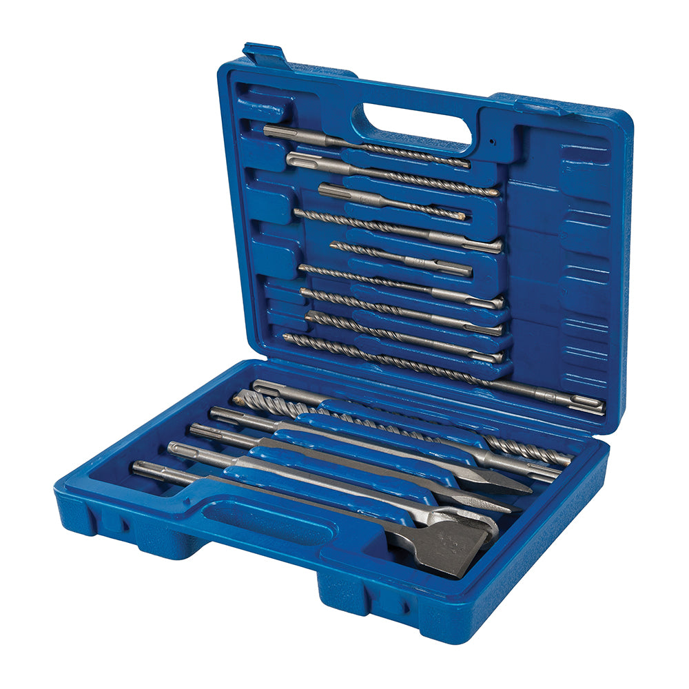 Silverline SDS Plus Masonry Drill & Steel Set 15pce 15pce