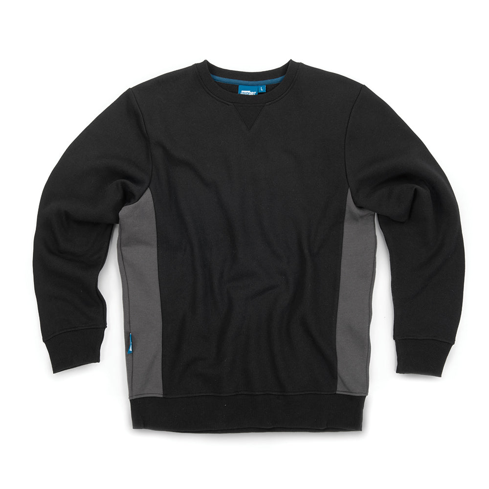 Tough Grit 2-Tone Sweatshirt Black / Charcoal S