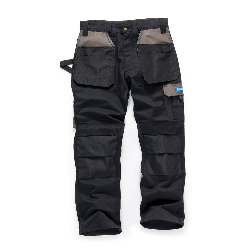 Tough Grit Holster Work Trousers Black 38R