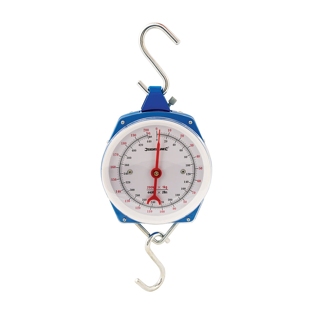 Silverline Hanging Scales Heavy Duty 200kg