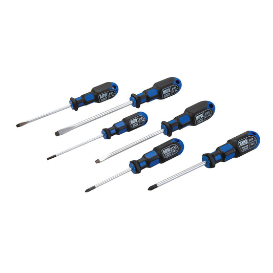 King Dick Screwdriver Set 6pce Slotted / PZ