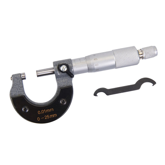 Silverline External Micrometer 25mm