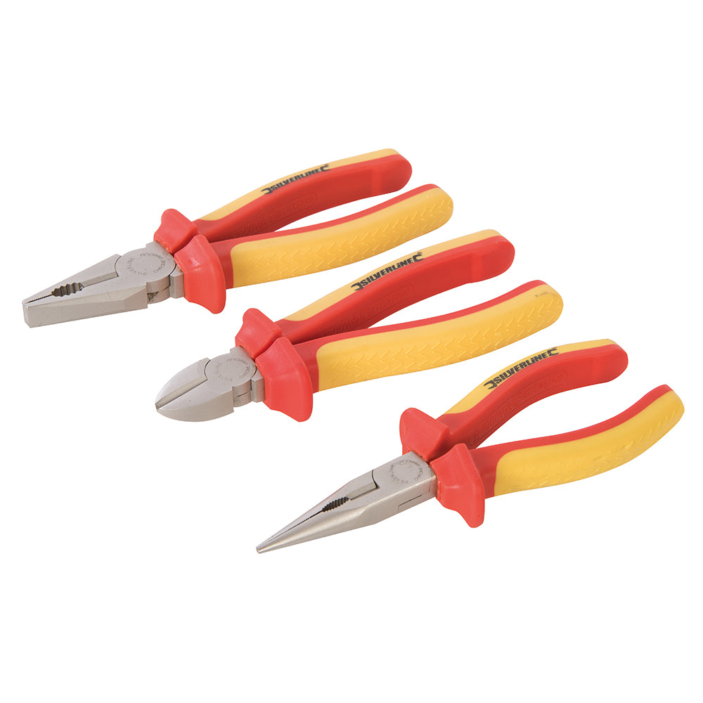 Silverline Expert VDE Pliers Set 3pce 3pce