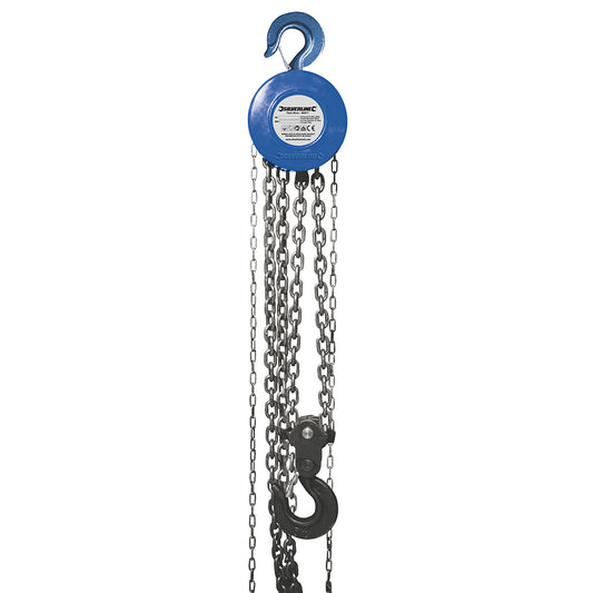 Silverline Chain Block 5000kg / 3m Lift Height