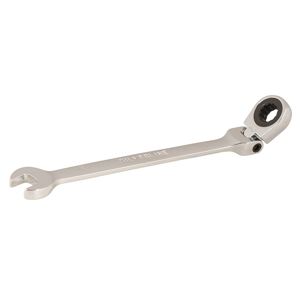 Silverline Flexible Head Ratchet Spanner 8mm