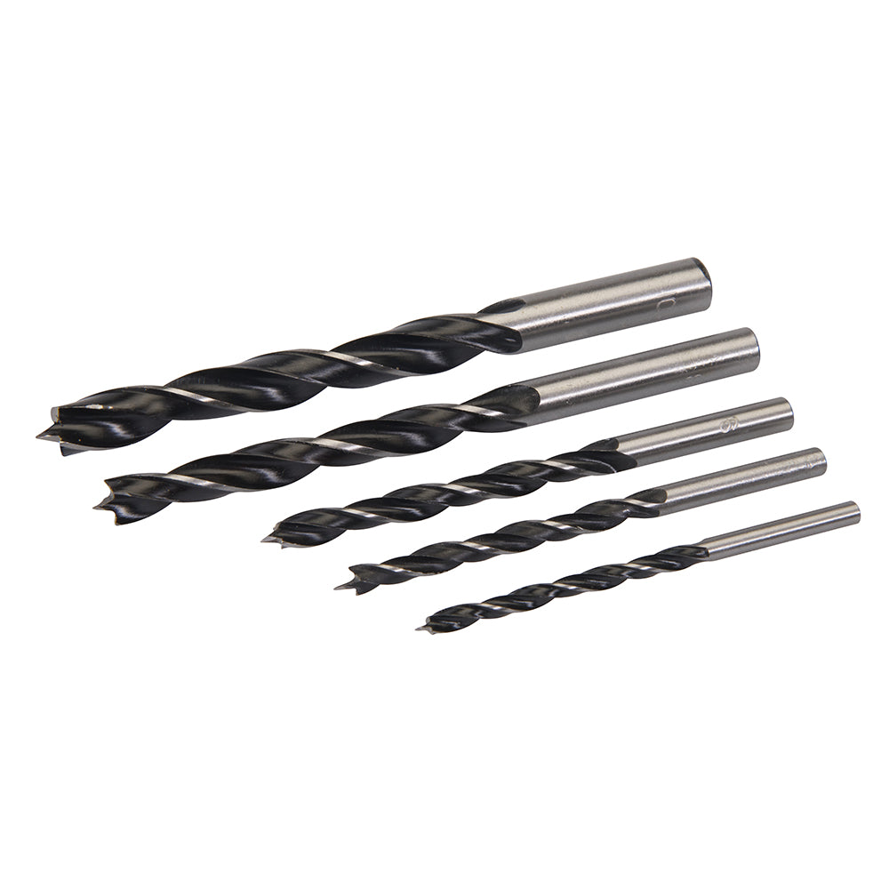 Silverline Lip & Spur Drill Bit Set 5pce 4 - 10mm