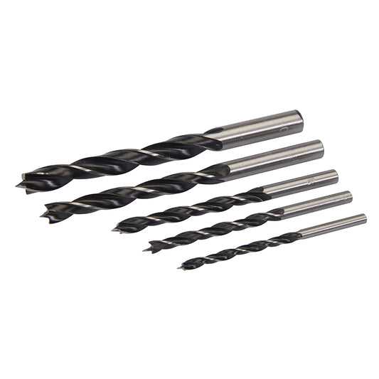 Silverline Lip & Spur Drill Bit Set 5pce 4 - 10mm