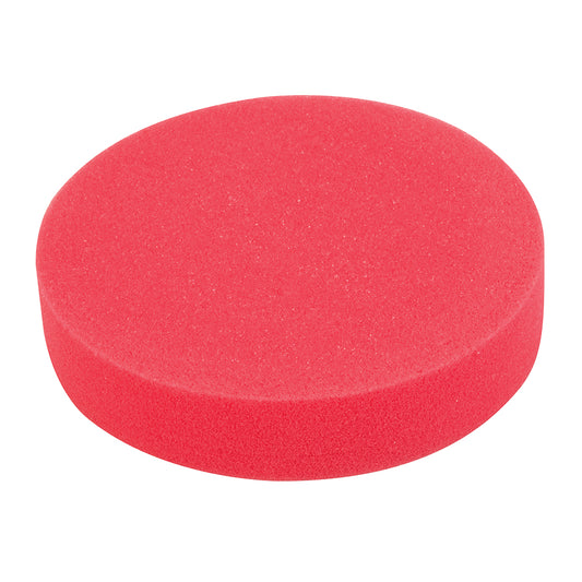 Silverline Hook & Loop Polishing Foam Head 180mm Ultra-Soft Red