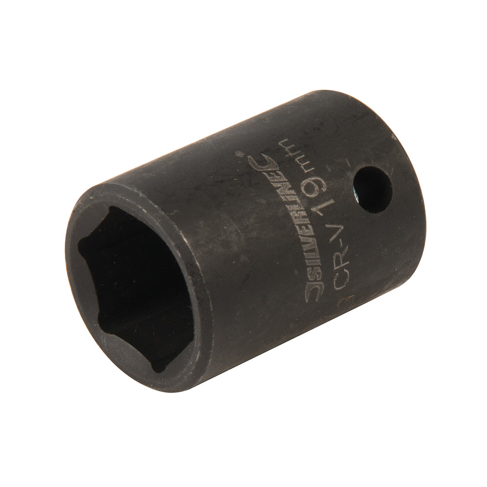 Silverline Impact Socket 1/2" Drive 6pt Metric 19mm