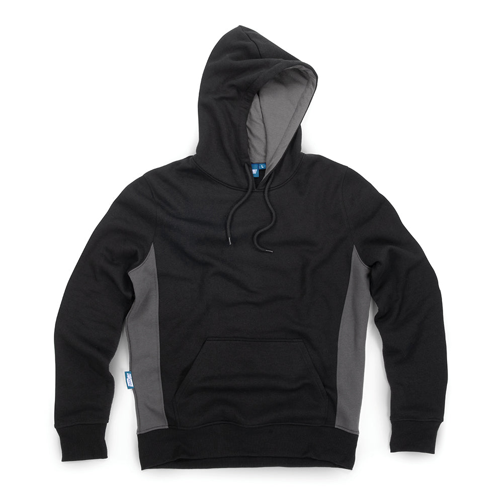 Tough Grit 2-Tone Hoodie Black / Charcoal XL