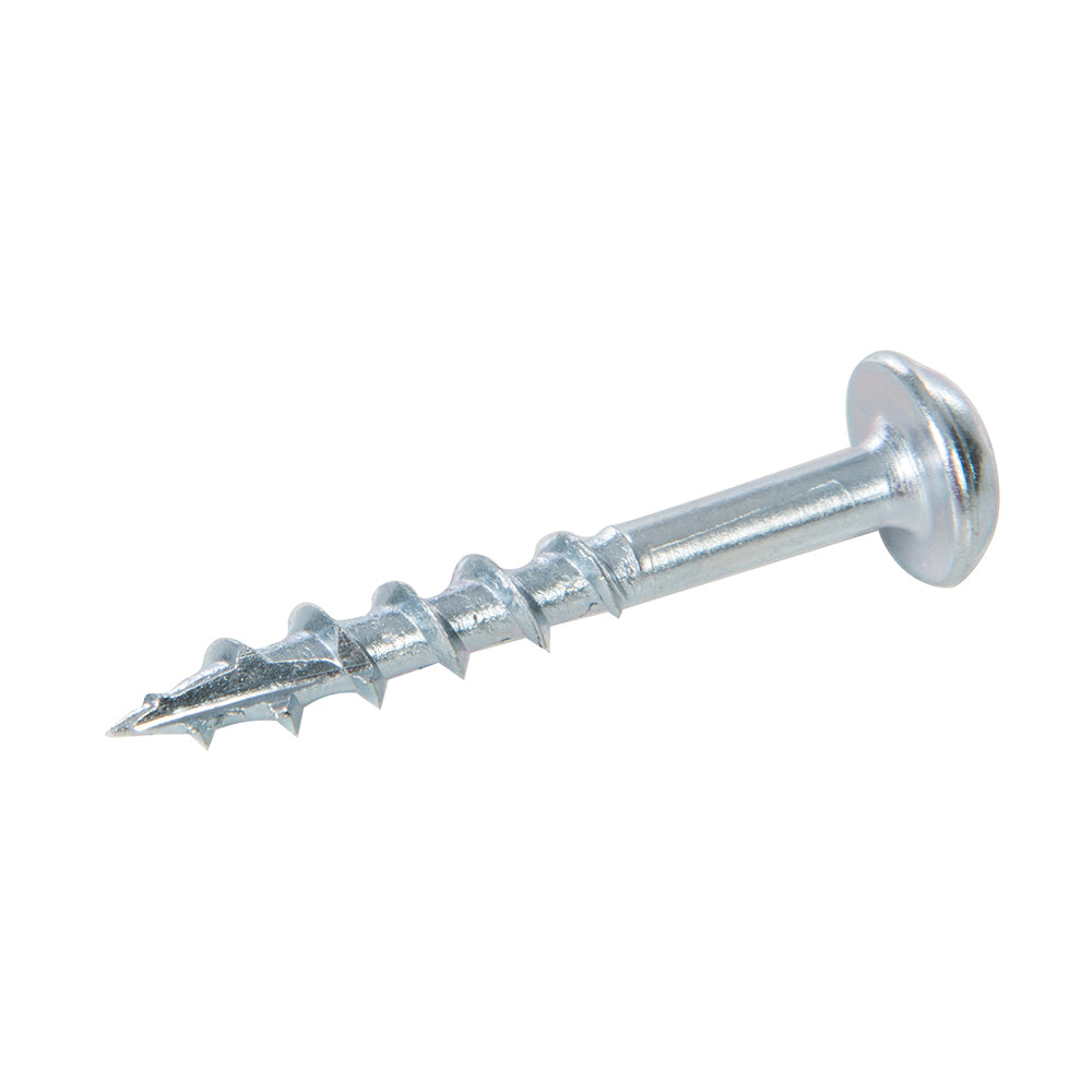 Triton Zinc Pocket-Hole Screws Washer Head Coarse P/HC 8 x 1-1/4" 250pk