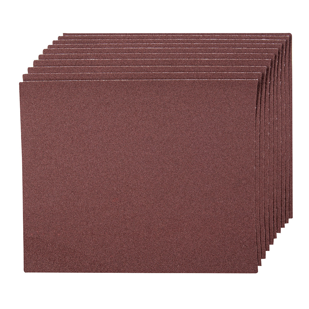 Silverline Emery Cloth Sheets 10pk 120 Grit