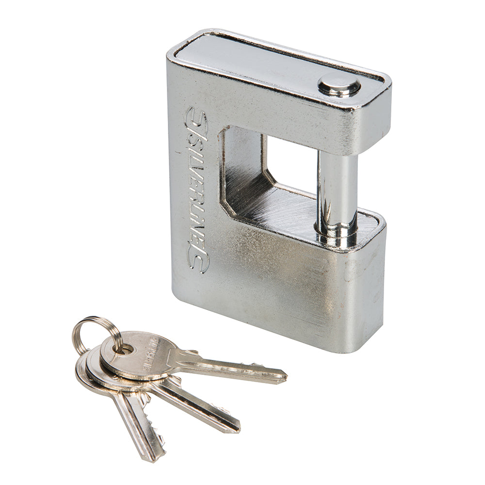 Silverline Close Armoured Shutter Lock Padlock 80mm