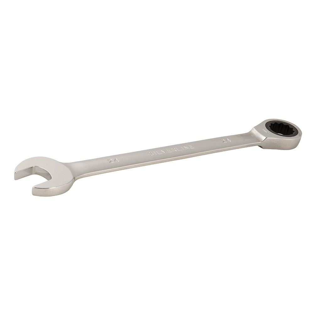 Silverline Fixed Head Ratchet Spanner 24mm