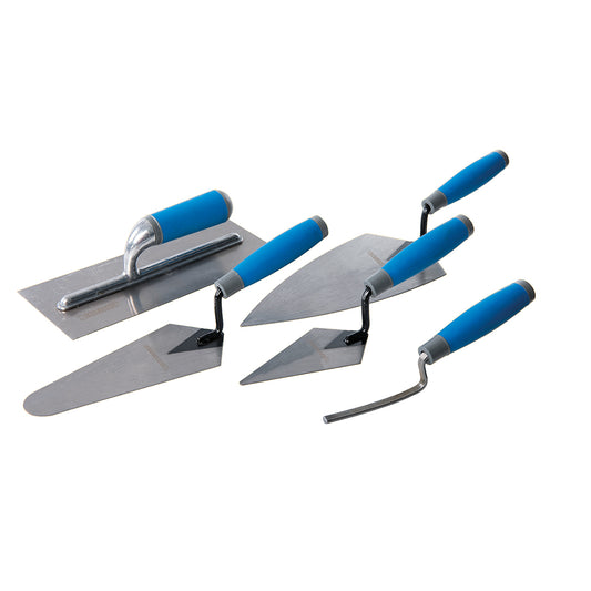 Silverline Soft-Grip Trade Trowel Set 5pce 5pce