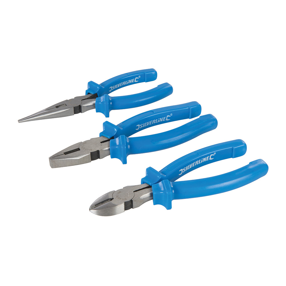 Silverline Pliers Set 3pce 160mm