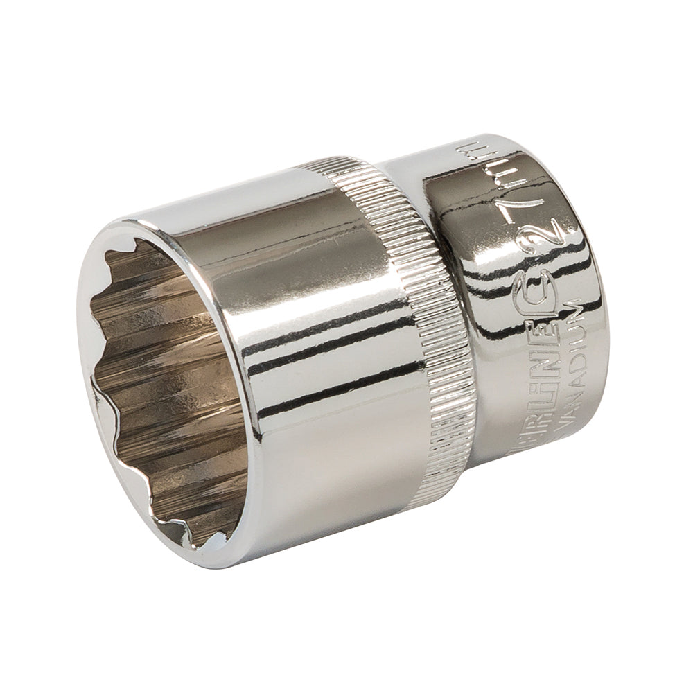 Silverline Socket 1/2" Drive 12pt Metric 27mm