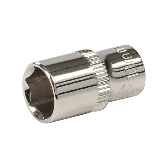 Silverline Socket 1/4" Drive 6pt Metric 10mm