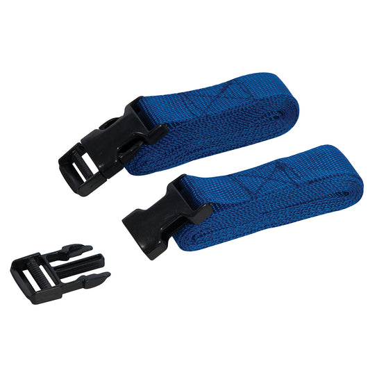 Silverline Clip Buckle Straps 2pk 2m x 25mm