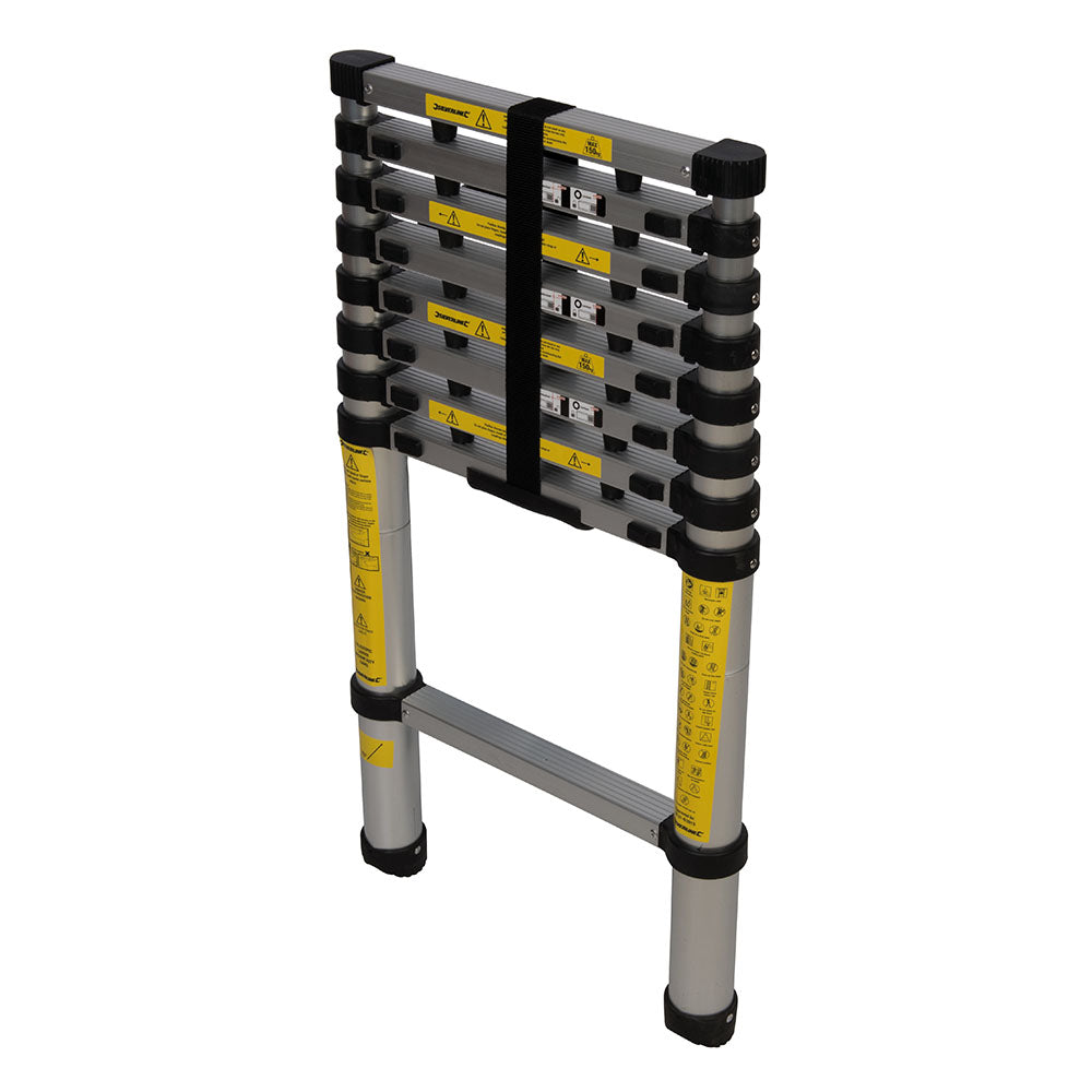 Silverline Telescopic Ladder 2.6m 9-Tread