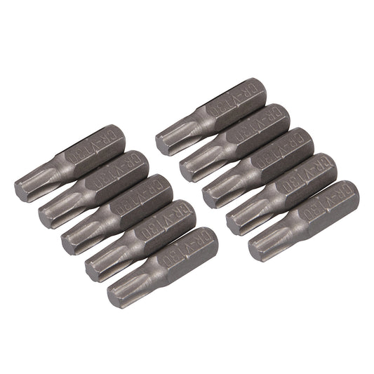 Silverline T30 Cr-V Screwdriver Bits 10pk T30