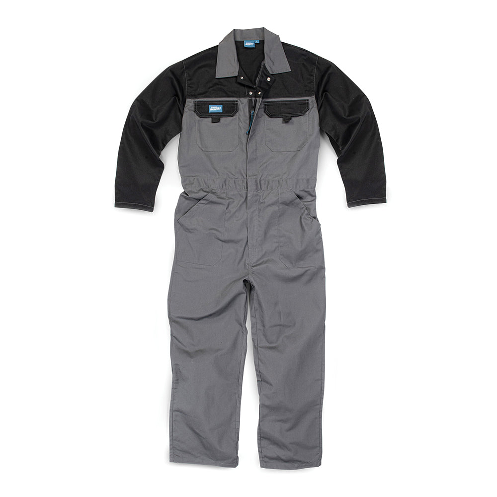 Tough Grit Zip-Front Coverall Charcoal XXL