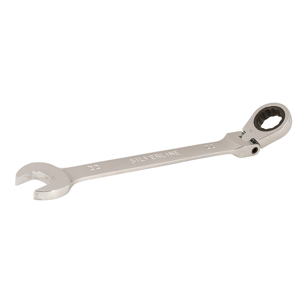 Silverline Flexible Head Ratchet Spanner 22mm