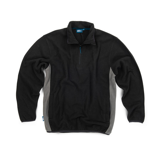 Tough Grit 2-Tone 1/4 Zip Fleece Black / Charcoal M