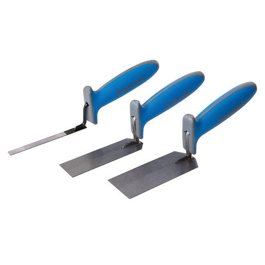 Silverline Soft-Grip Margin Trowel Set 3pce 3pce