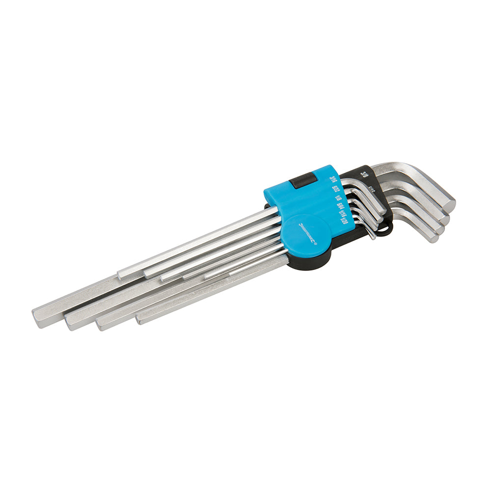 Silverline Expert Hex Key Imperial Set 10pce 1/16" - 3/8"