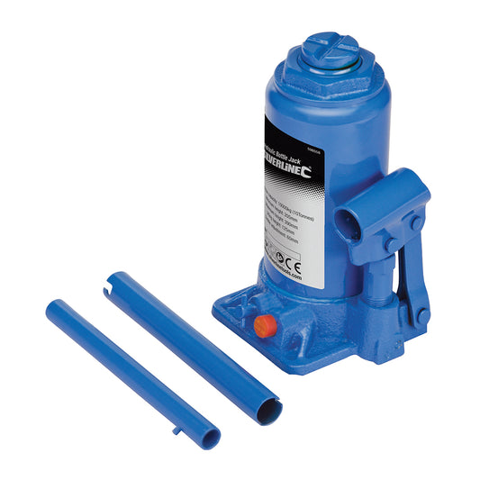 Silverline Hydraulic Bottle Jack 10 Tonne