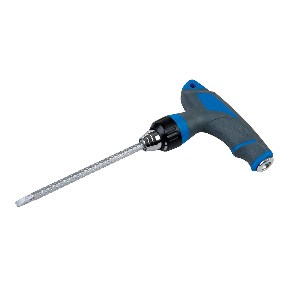 Silverline T-Handle Ratchet Screwdriver 160mm