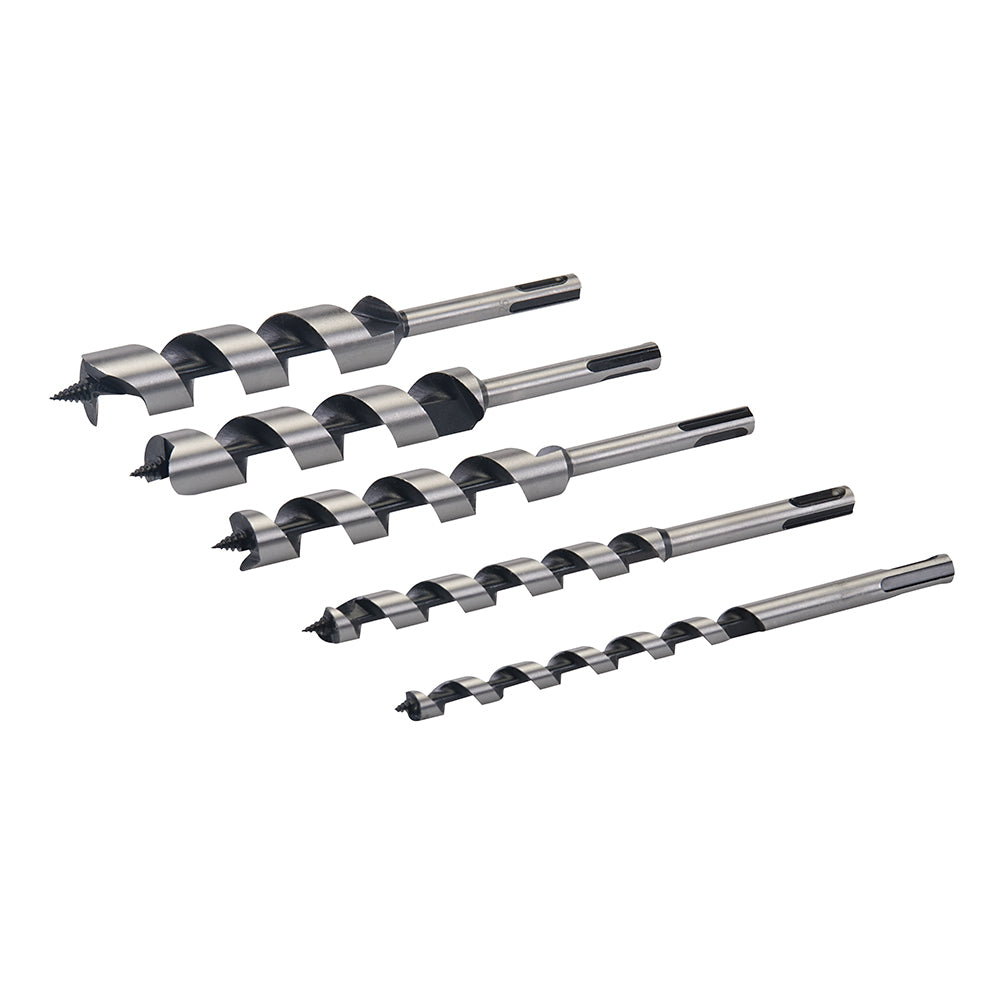 Silverline SDS Plus Auger Bit Set 5pce 10 - 25mm