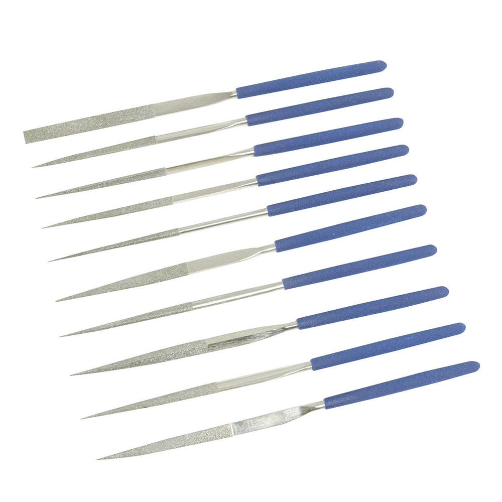 Silverline Diamond Needle File Set 10pce 10pce