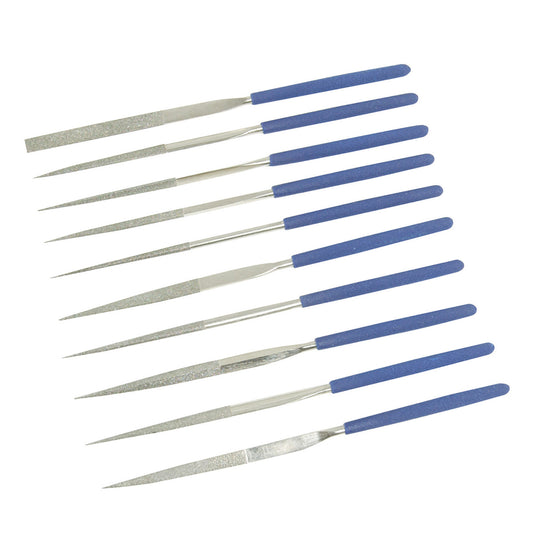 Silverline Diamond Needle File Set 10pce 10pce