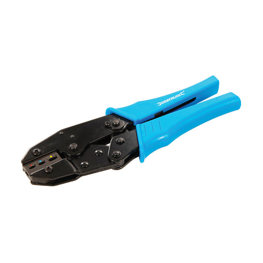 Silverline Expert Ratchet Crimping Tool 220mm