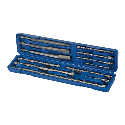 Silverline SDS Plus Masonry Drill & Steel Set 12pce 12pce