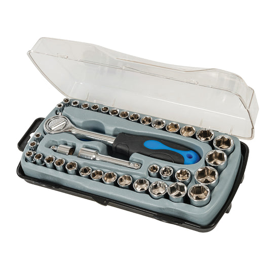 Silverline Compact Socket Set 39pce 39pce