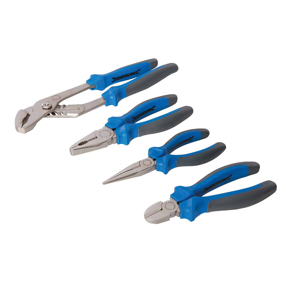 Silverline Expert Pliers Set 4pce 4pce