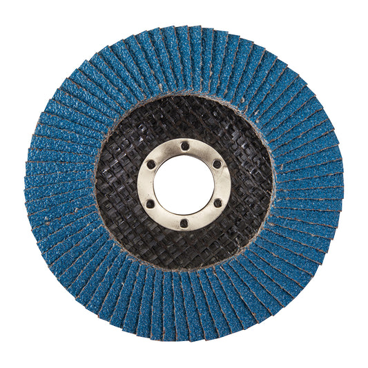 Silverline Zirconium Flap Disc 115mm 40 Grit