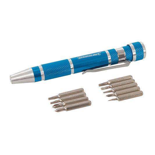 Silverline Precision Screwdriver Set 9pce 110mm