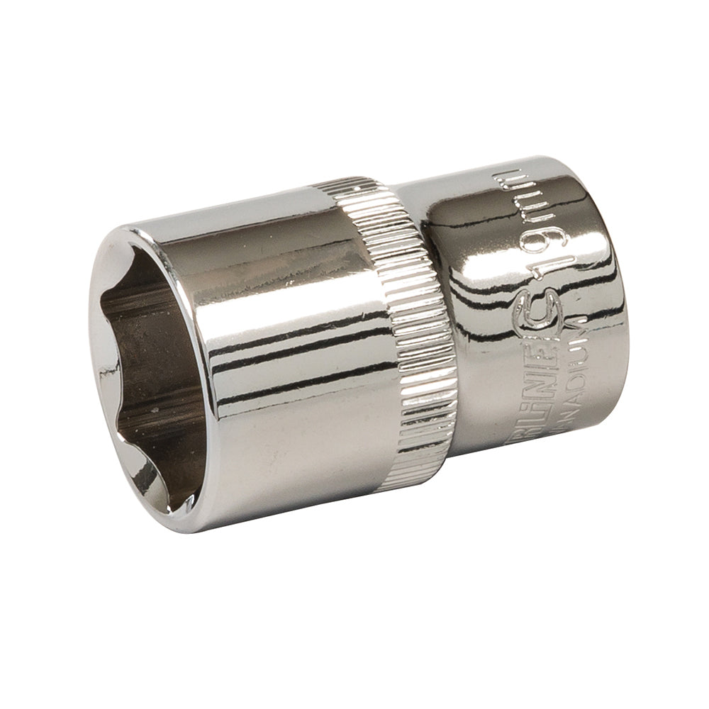 Silverline Socket 1/2" Drive 6pt Metric 19mm