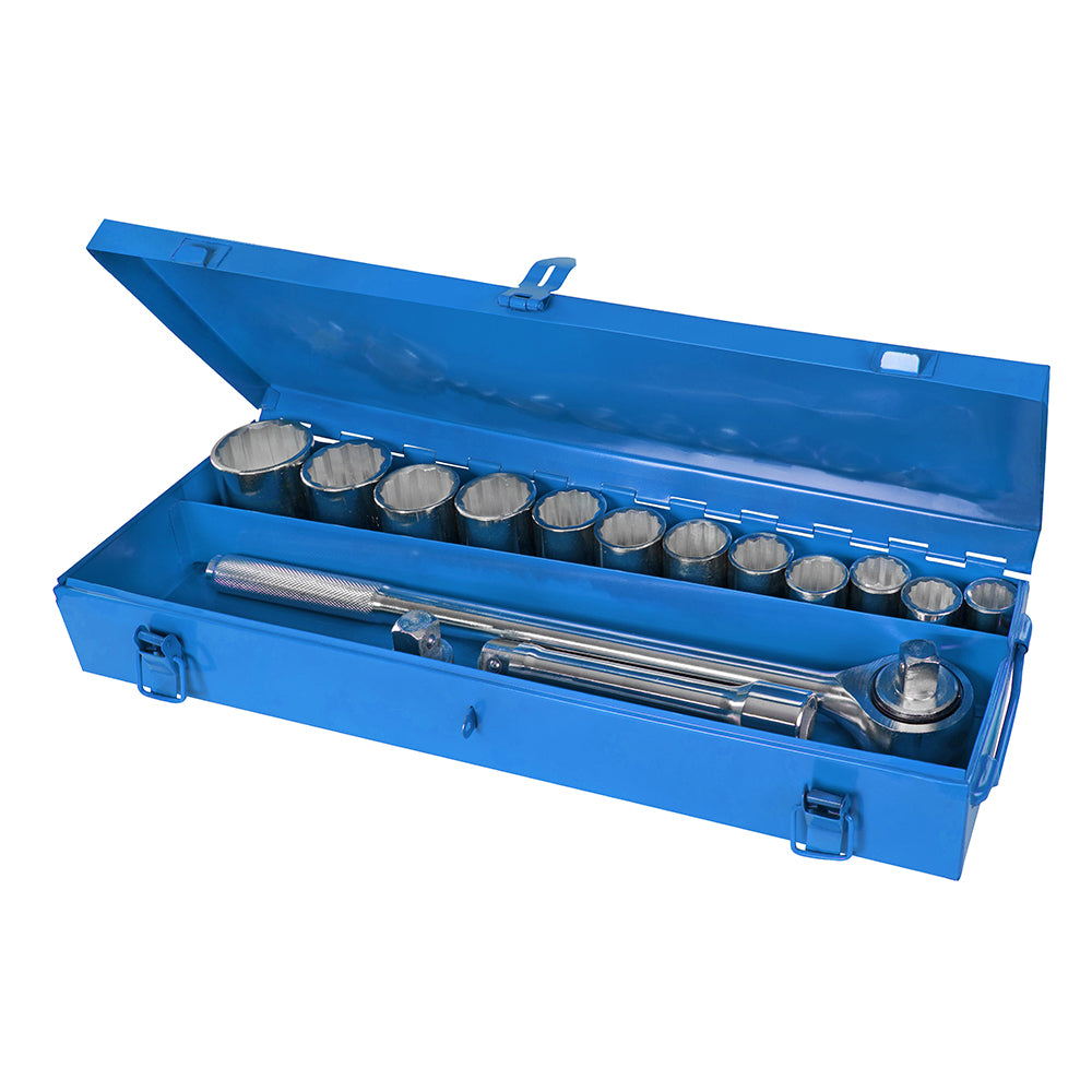 Silverline Socket Set 3/4" 15pce 22 - 46mm